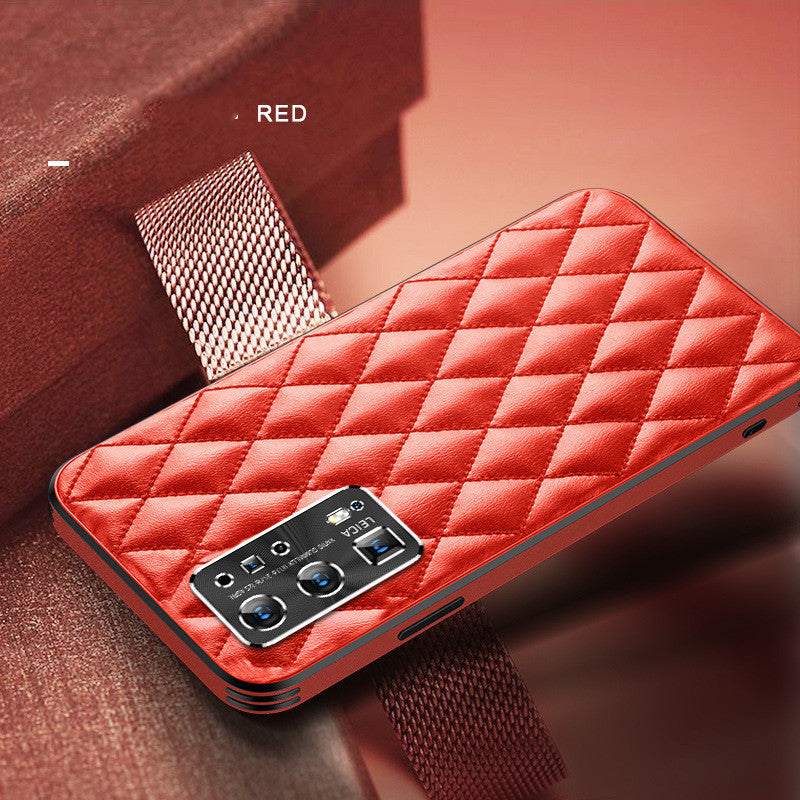 Wholesale Huawei P40pro Fragrant Wind Rhombus Mobile Phone Case P40 Creative Protective Cover Mate40pro Mobile Phone Case