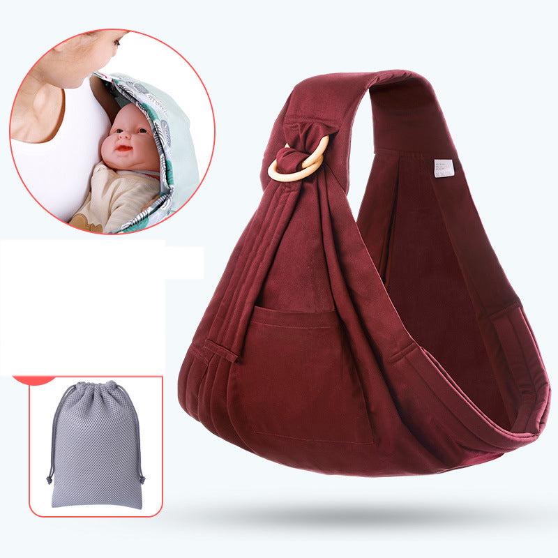 Porte-bébé oblique pour maintenir bébé en façade