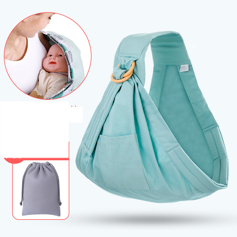Porte-bébé oblique pour maintenir bébé en façade