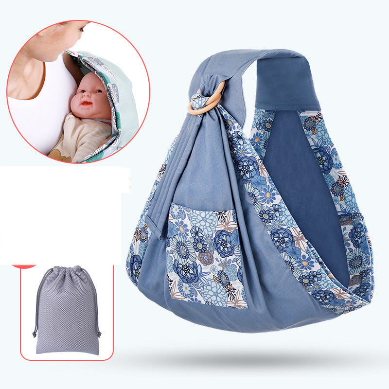 Porte-bébé oblique pour maintenir bébé en façade