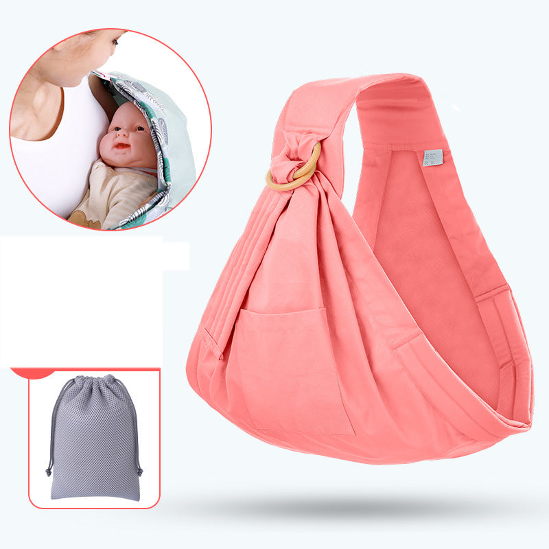 Porte-bébé oblique pour maintenir bébé en façade