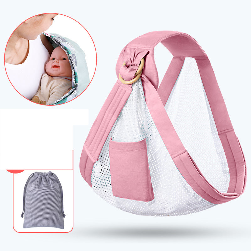 Porte-bébé oblique pour maintenir bébé en façade