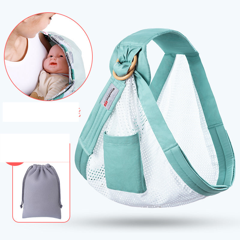 Porte-bébé oblique pour maintenir bébé en façade