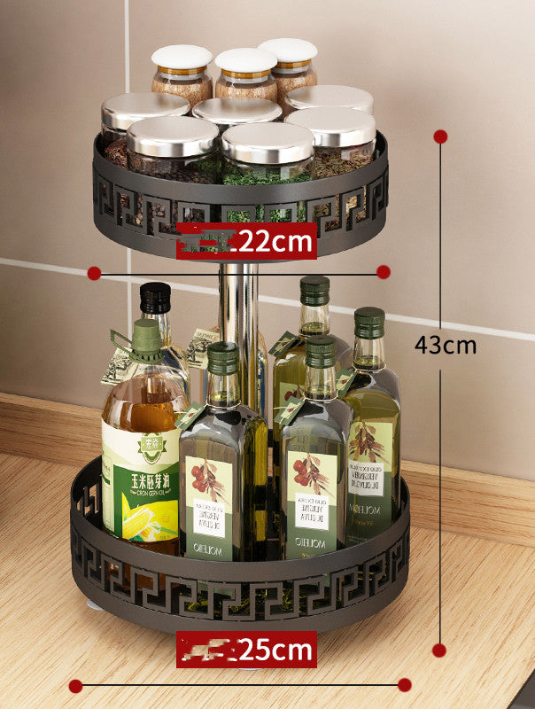 Étagère de rangement pour bouteilles de sauce soja et assaisonnements de cuisine
