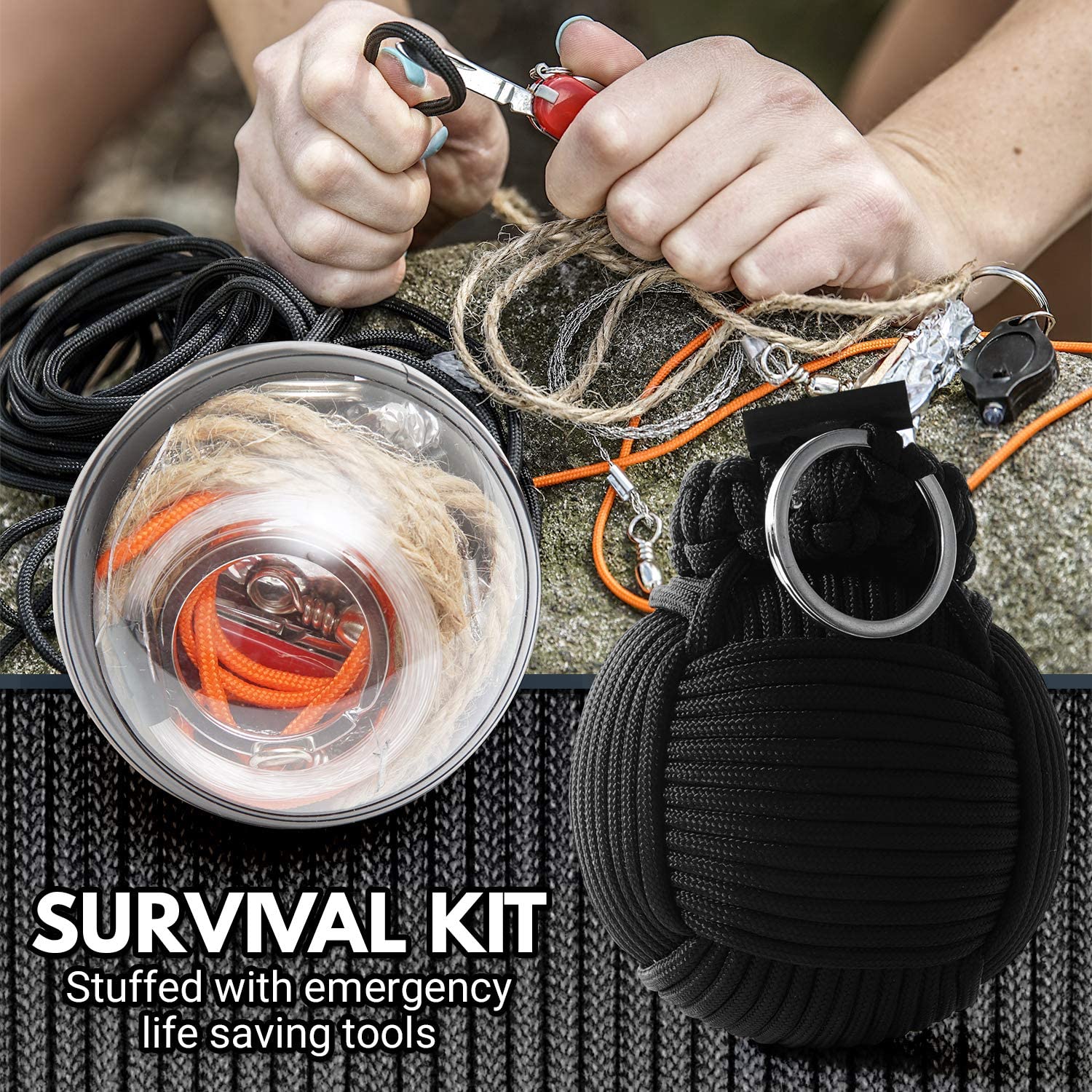 Trousse tactique de survie en plein air