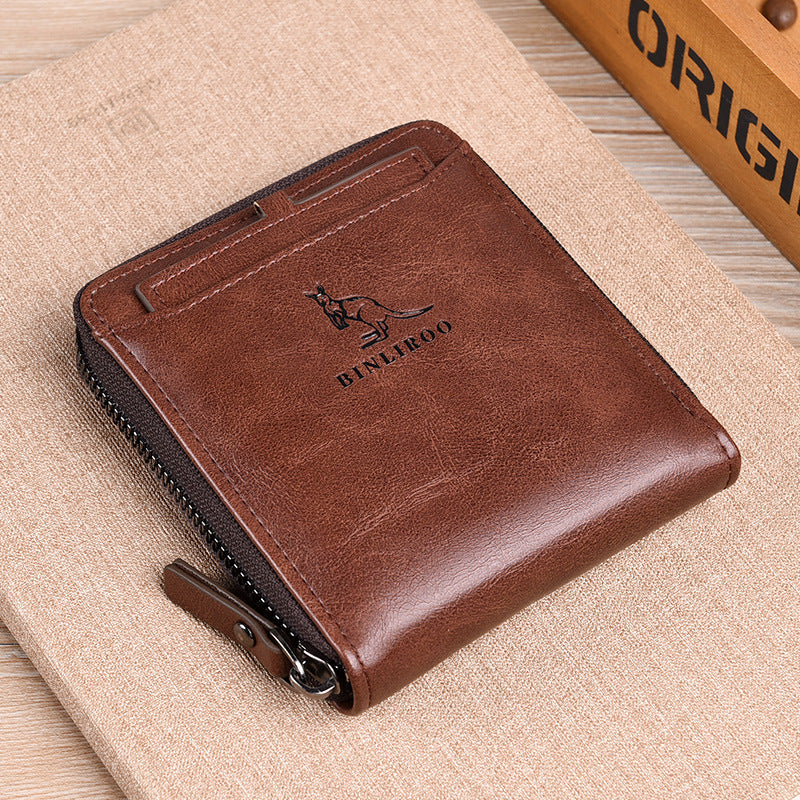 New Style Commuter Short Unisex Men's Wallet