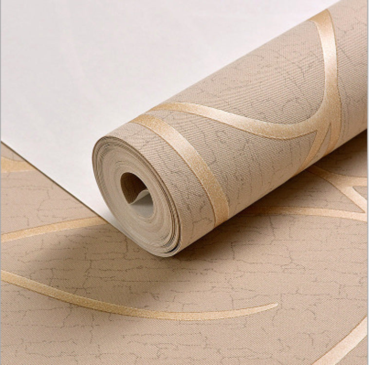 Modern Simple Environmental Protection Vertical Stripes Non-Woven Wallpaper