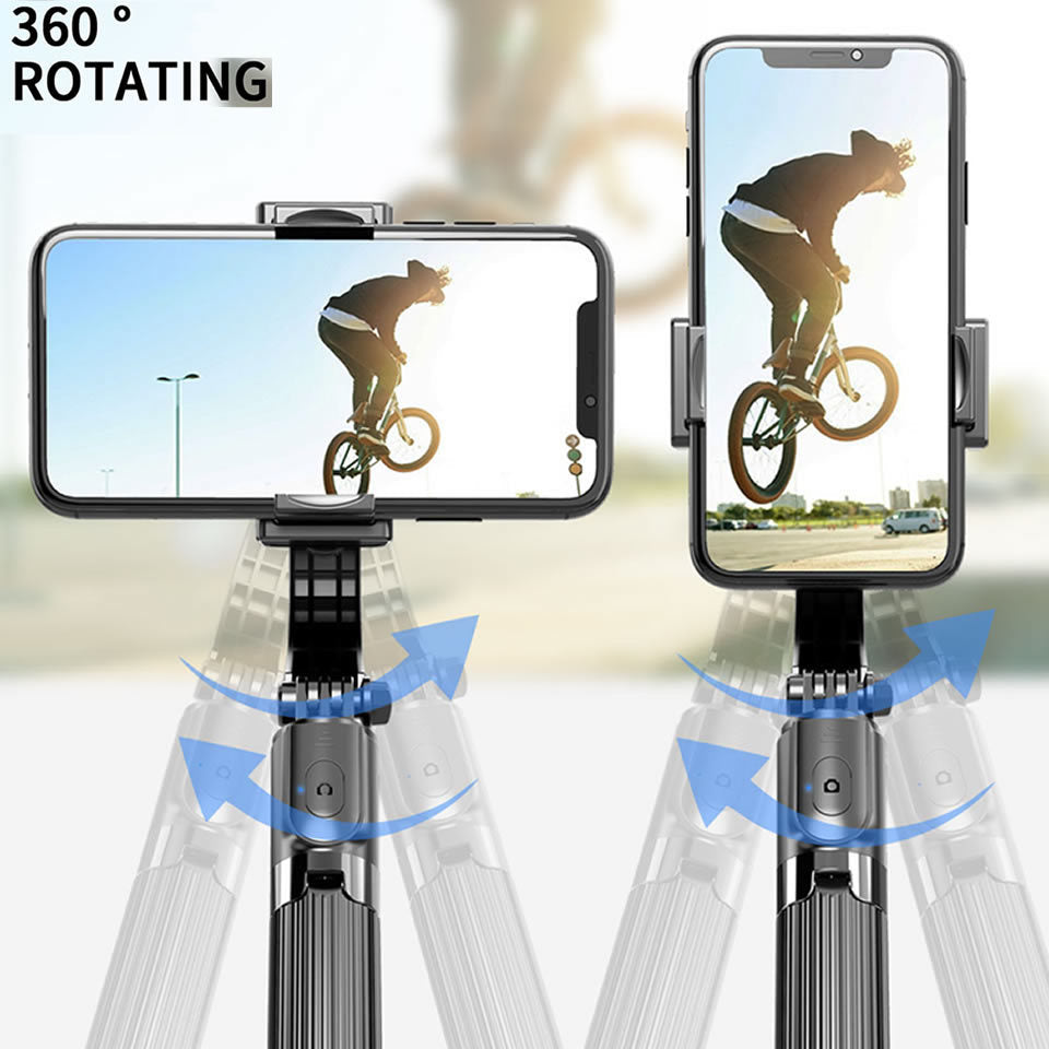 Compatible with Apple, L08 Bluetooth Remote Control Selfie Stick Anti-shake Bracket Mobile Phone Shooting Fixed Tripod Stabilizer