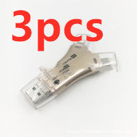 Lecteur de carte mobile TF SD multifonctionnel quatre en un universel