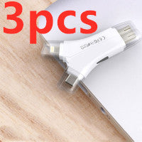 Lecteur de carte mobile TF SD multifonctionnel quatre en un universel