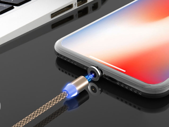 Round Magnetic Data Cable