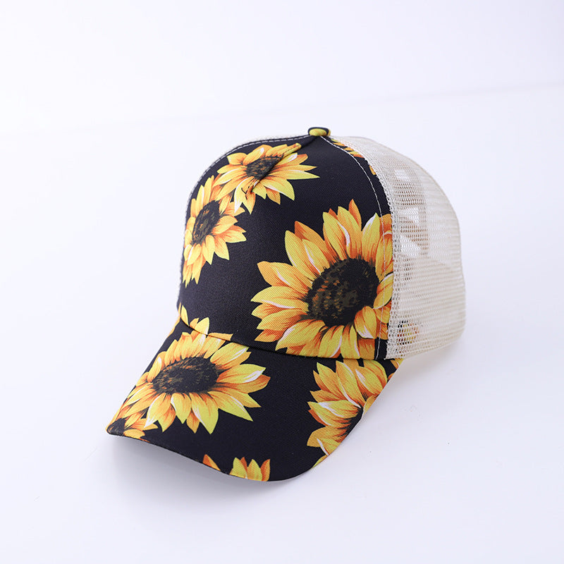 Distressed Mesh Breathable Thin Summer Sunscreen Hat Baseball Cap