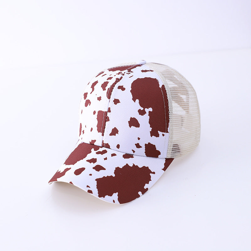 Distressed Mesh Breathable Thin Summer Sunscreen Hat Baseball Cap