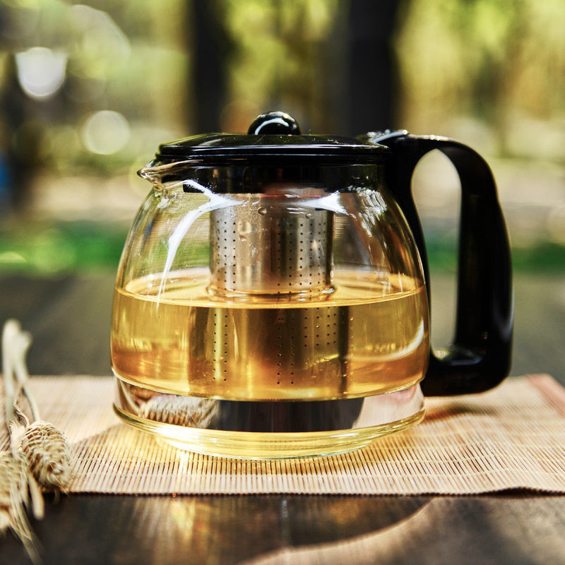 Stainless Steel Inner Flower Teapot, Glass Teapot 700ml Teapot