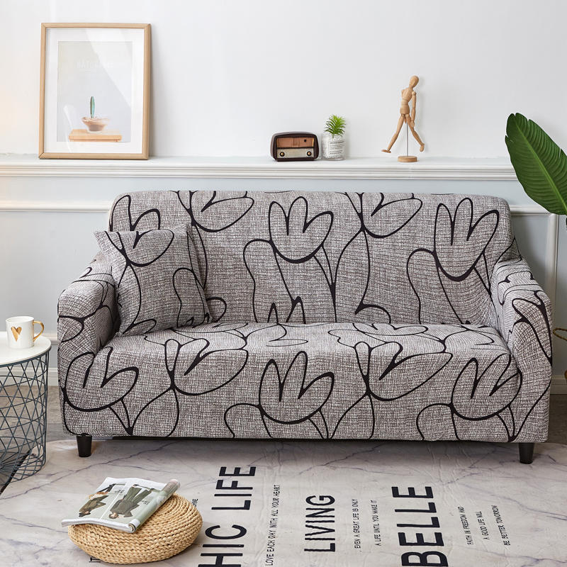 Printed Stretch Sofa Cover All-Inclusive Universal Cover Leather Sofa Cover Combination Universal Non-Slip Four Seasons Suitable For One Drop Shipping