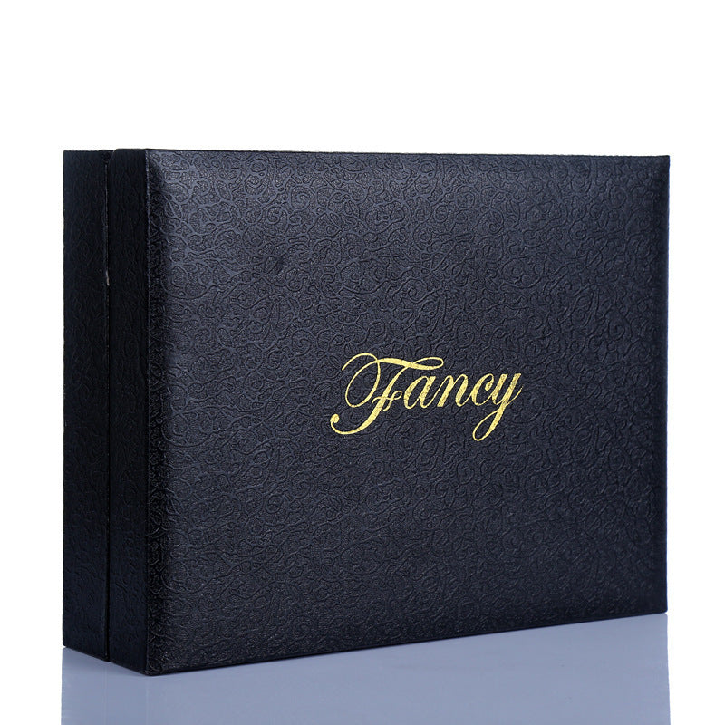 Men'S Leather Automatic Buckle Belt Watch Wallet