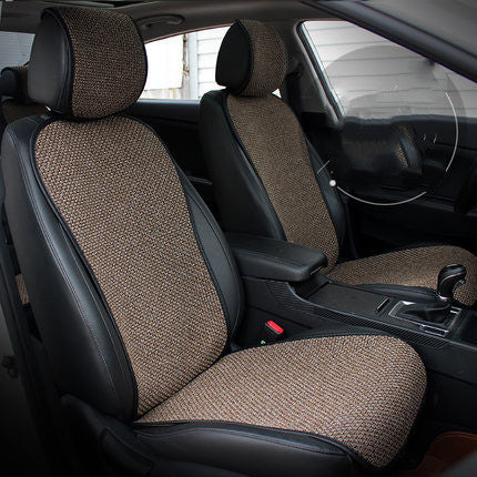 Car Cushion Four Seasons General Flax Cushion Small Waist Cushion All Inclusive No Binding Summer Cool CushionFour Seasons Cushion