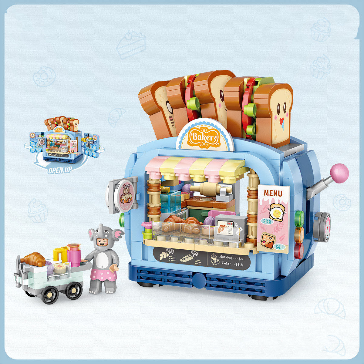 Bakery Playground Series Assembled Building Blocks