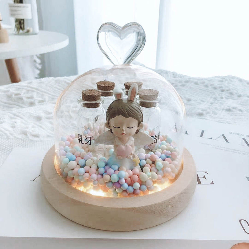 Baby Lanugo, Deciduous Teeth, Umbilical Cord Preservation Box, Bottle Decoration Gift