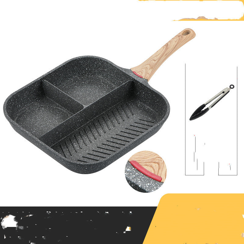 Poêle à frire spéciale Pierre de Maifan pour steak cru et omelette