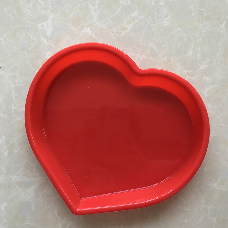 Bandeja grande para hornear individual, molde de silicona Juxian para San Valentín, molde de silicona con forma de corazón de melocotón, molde de silicona para hornear, molde de silicona con forma de corazón