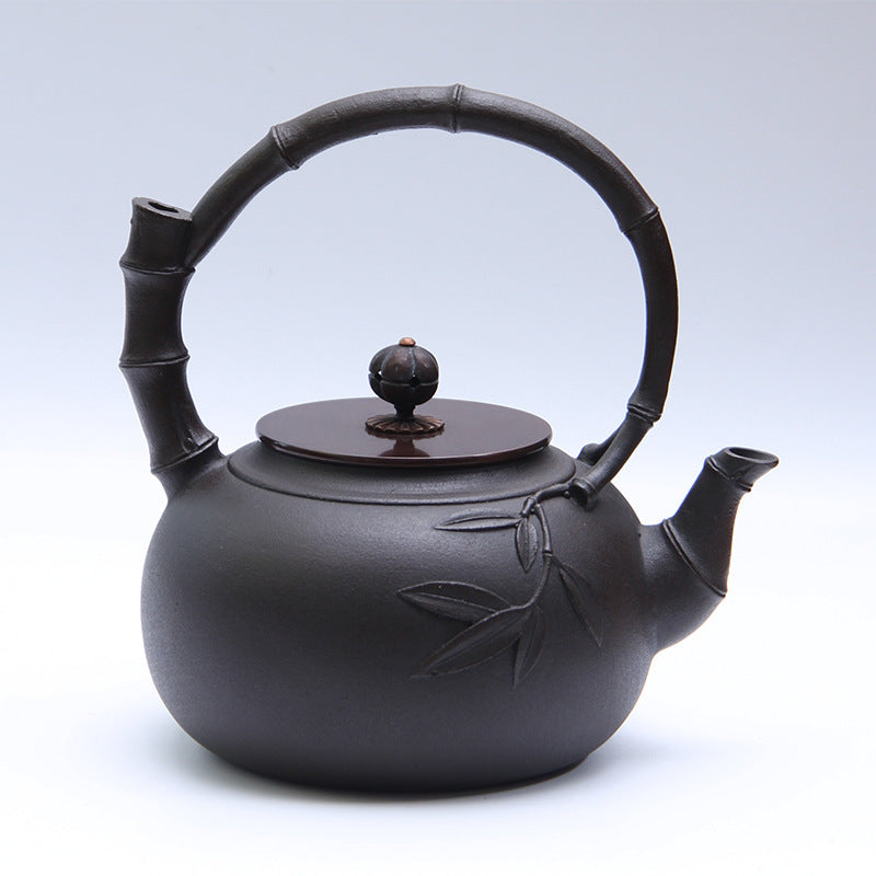 Théière en fonte faite à la main bouilloire en fer du sud ensemble à thé Kung Fu théière