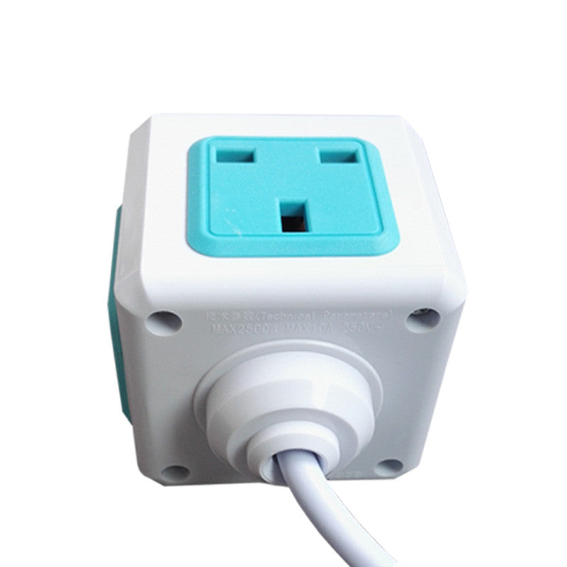 Prise Cubique Multiprise 13A Multifonction Prise USB Intelligente Créative Standard Britannique Pour La Maison