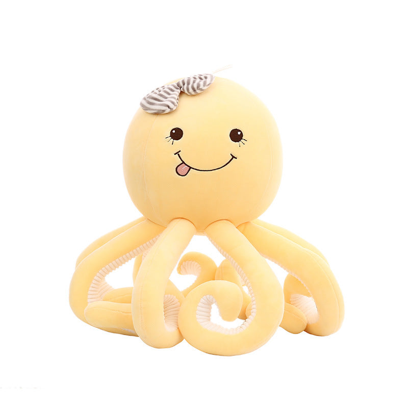 Cute Stuffed Fish Toy Plushed Octopus Doll Soft Colorful Octopus Plush Toys Funny Faces Gift Sending
