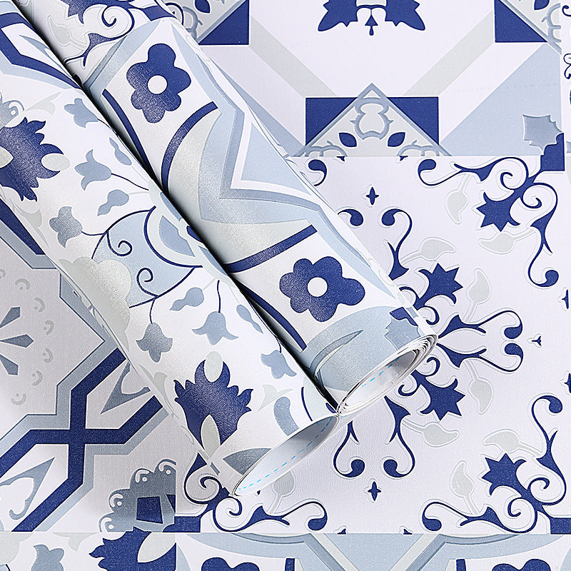 Cross-Border Brick Pattern 3D Wallpaper Tv Background Wall Furniture Renovation Stickers Waterproof Pvc Self-Adhesive Wallpaper Wall Stickers Wholesale