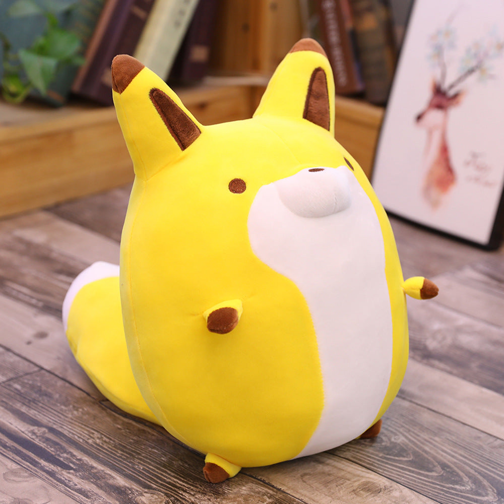 Nouvelles peluches de dessin animé raton laveur et renard, coussin mignon, jouet en peluche pour bébé, coussin doux rembourré, animaux en peluche, décoration intérieure