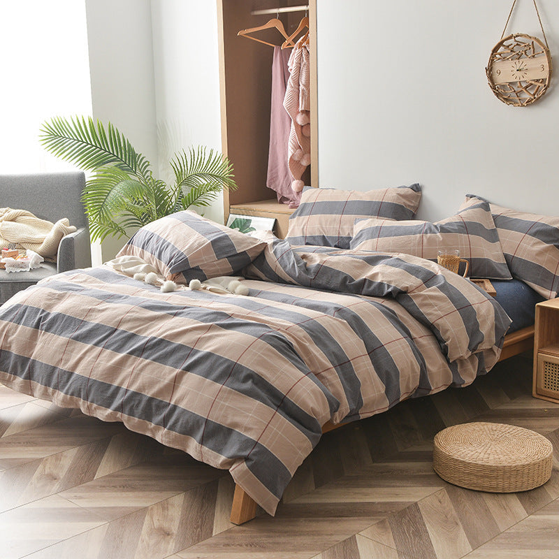 Wuyin Four Piece Cotton Washed Cotton Set