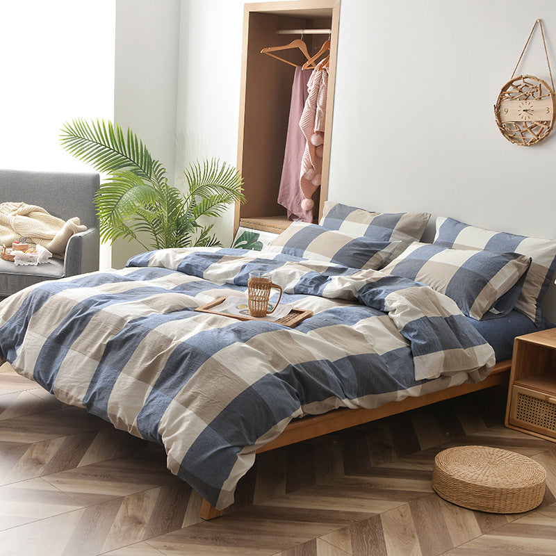 Wuyin Four Piece Cotton Washed Cotton Set
