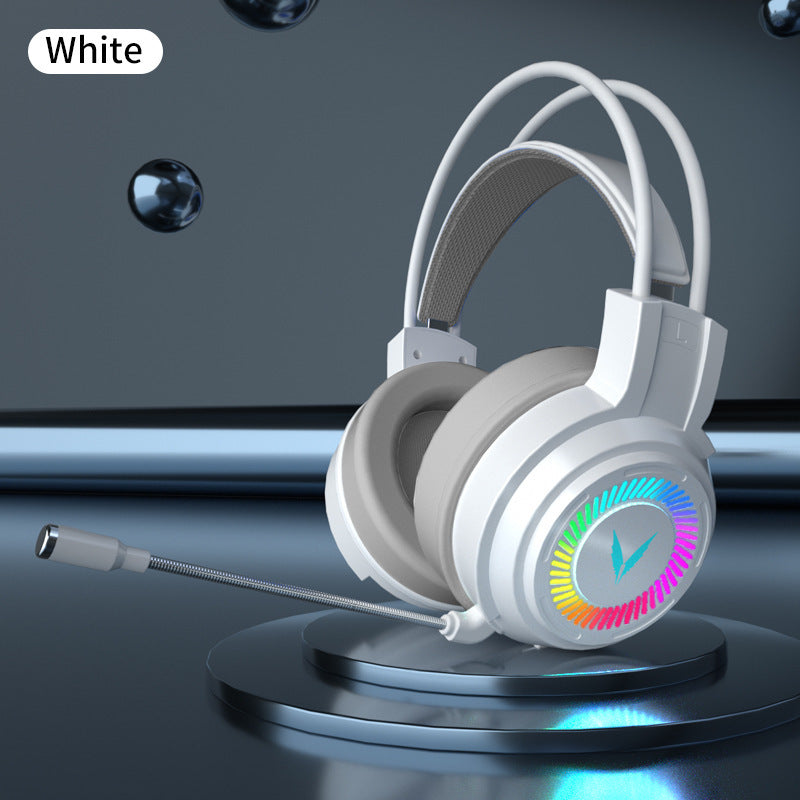 Écouteurs d'ordinateur Casque filaire de jeu pour le jeu avec microphone