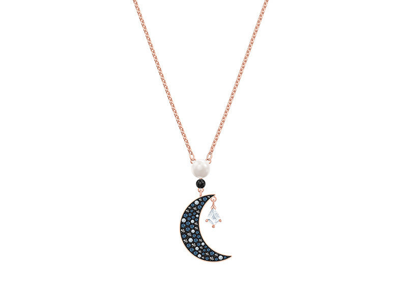 Fashion Mystery Moon Crystal Collarbone Chain