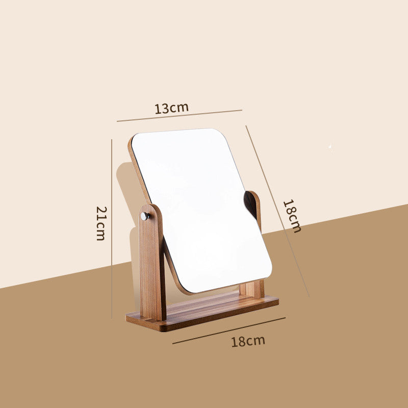Miroir de maquillage pliant pour dortoir d'étudiants, petit modèle domestique