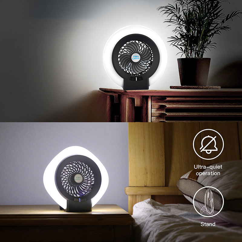 Ventilateur de tente de camping portable d'extérieur avec lumière