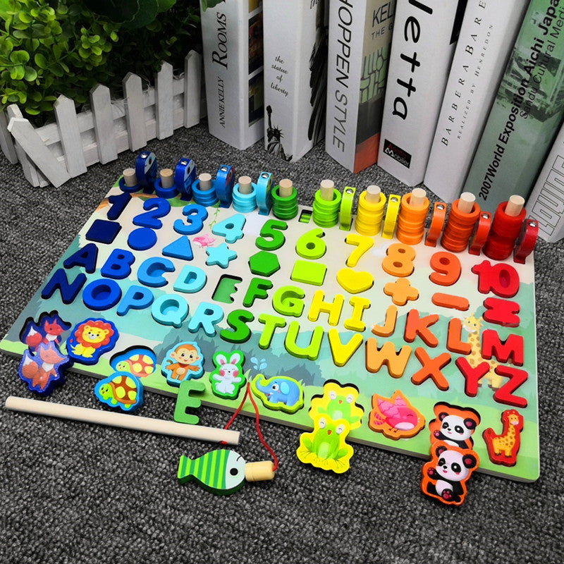Jouets éducatifs de pêche magnétique pour enfants