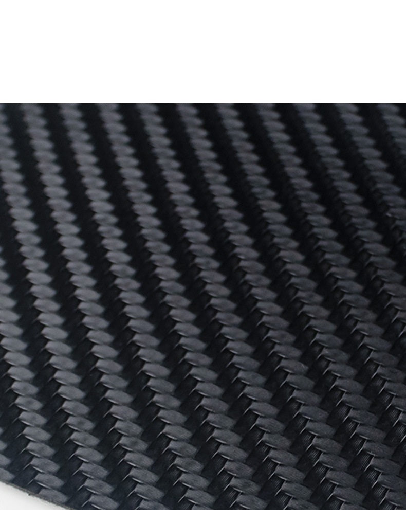 Car Door Threshold Strip Car Standard Carbon Fiber Leather Protector