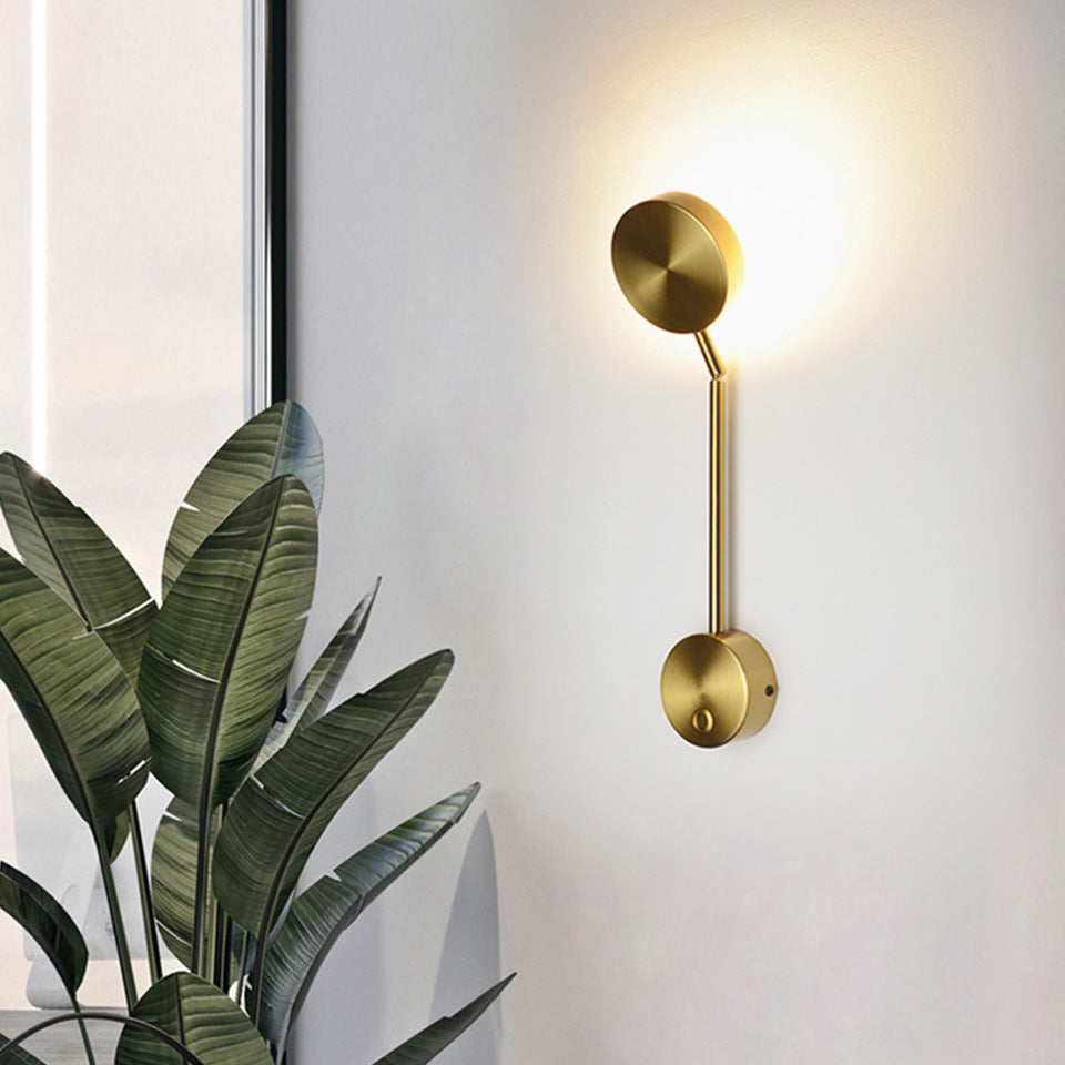 Bedside Lamp Wall Lamp Rotary Key Lamp Wall Lamp Background Wall Decoration