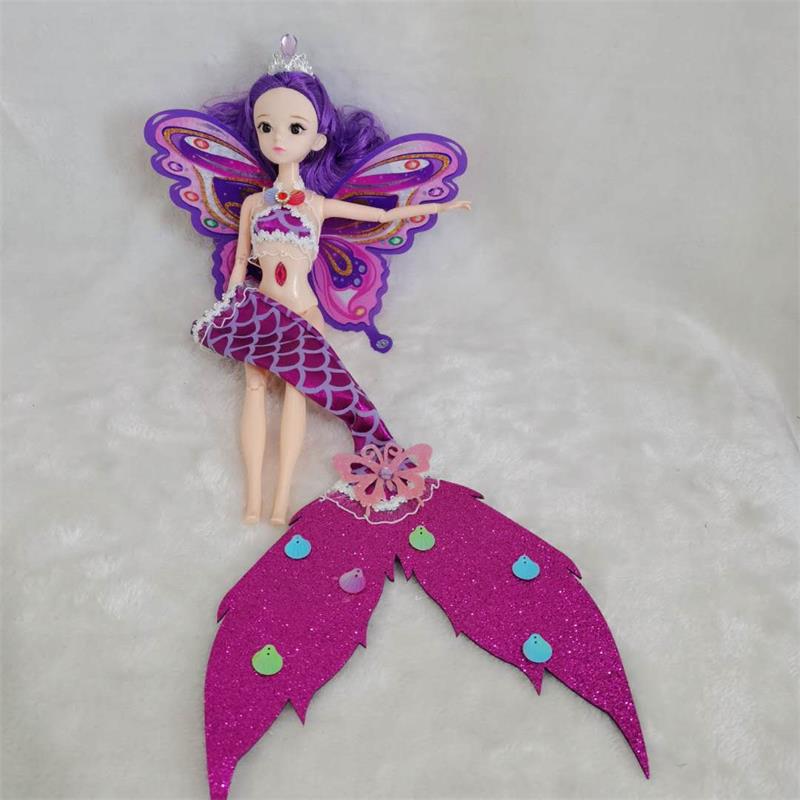 Qingxue Dad Is Better Than The Removable Dress-Up Fish Scale Mermaid Toy Princess Doll