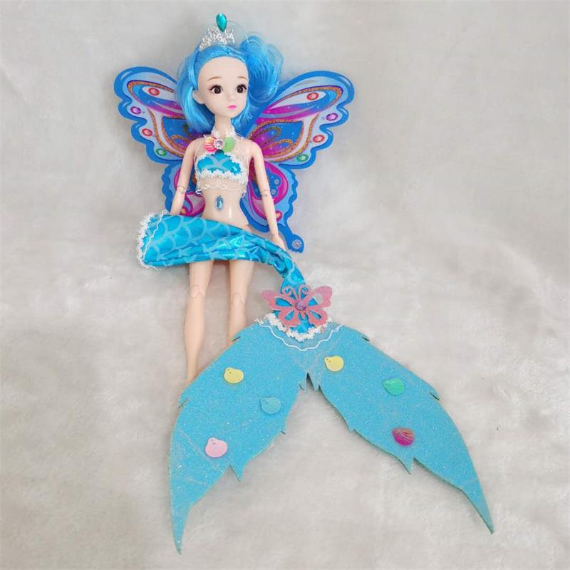 Qingxue Dad Is Better Than The Removable Dress-Up Fish Scale Mermaid Toy Princess Doll