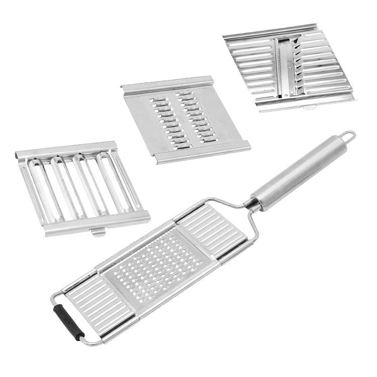 Multifunctional Stainless Steel Grater, Cutting And Slicing Integrated Device
