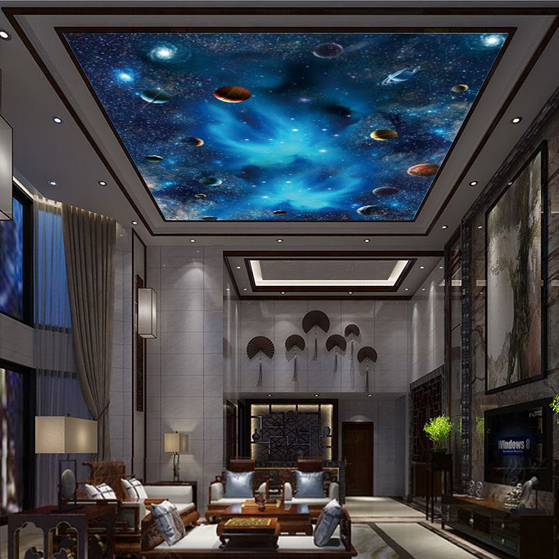 Three-Dimensional Starry Sky Ceiling Wallpaper