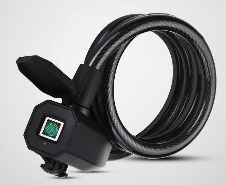 Fabricant source Serrure intelligente à empreinte digitale Bluetooth Câble en acier Antivol de vélo de montagne Antivol de voiture électrique Antivol de vélo Antivol de trottinette