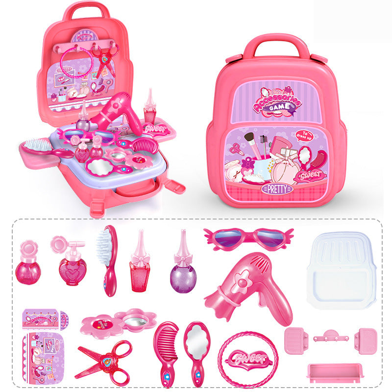 Toolbox Educational Toy Suitcase Boy Child Simulation Play House Repair Tool Backpack Box Set