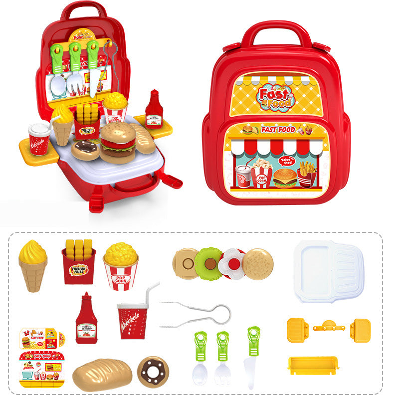 Toolbox Educational Toy Suitcase Boy Child Simulation Play House Repair Tool Backpack Box Set
