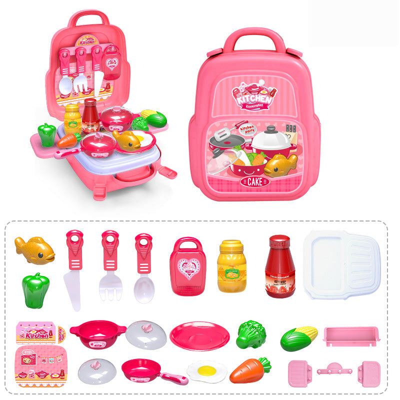 Toolbox Educational Toy Suitcase Boy Child Simulation Play House Repair Tool Backpack Box Set