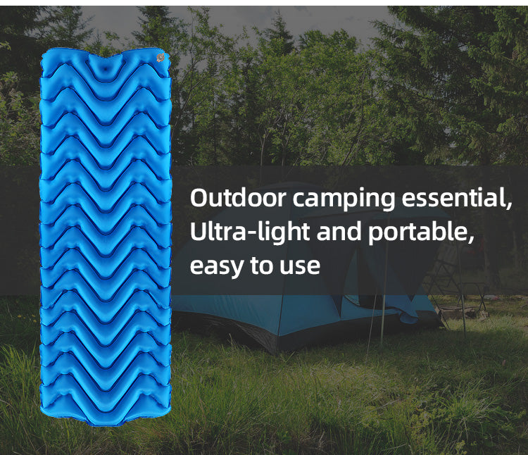 Coussin de couchage gonflable portable ultra-léger et épais pour camping en extérieur – Vente directe usine