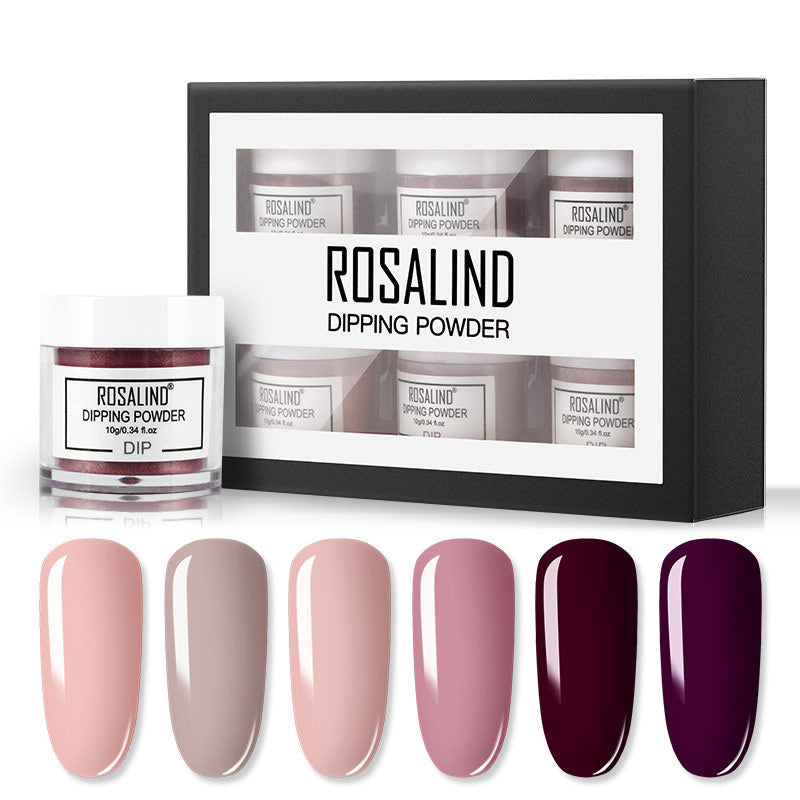 Kit de poudre d'infiltration pour ongles, poudre hydratante sans cuisson, paillettes pour ongles