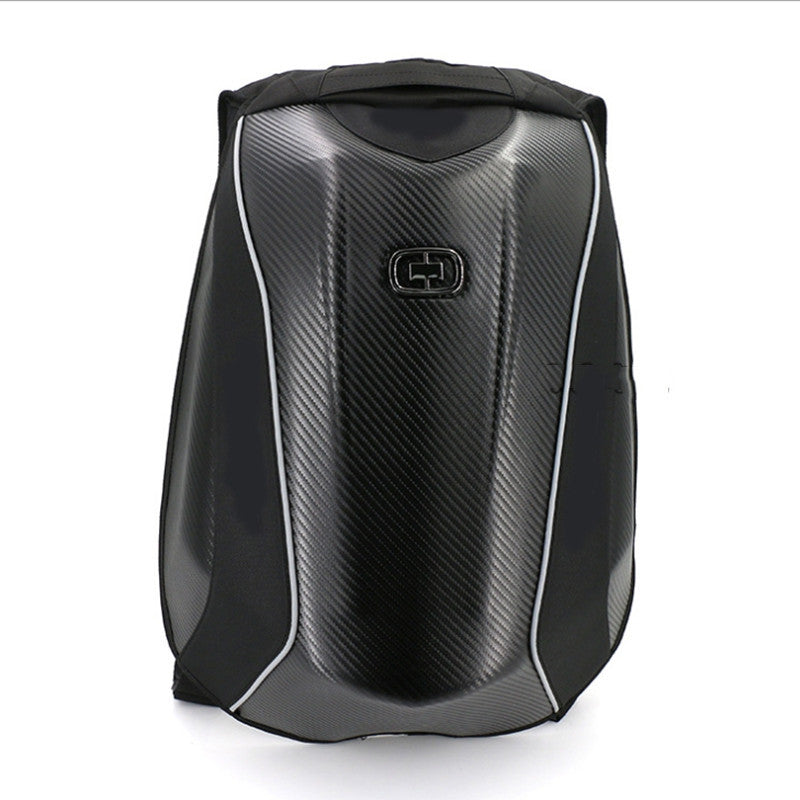 Sac à dos de moto Sac à dos rigide en fibre de carbone pour moto Sac à dos de course d'extérieur Sac à dos de conduite de course